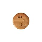 籐芸 TOUGEI プレートディッシュS(ムーミン) 木製 天然木 ムーミンシリーズ 平皿 18cm