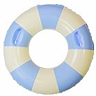 Siyzda 浮き輪 大人用 可愛い青い 直径80cm 浮輪リング型 夏休み 水遊び 海 ビーチ海水浴 プールアウトドア 海 夏の日 人気 強い浮力フロート