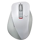 エレコム マウス ワイヤレスマウス Bluetooth EX-G 握りの極み 静音設計 5ボタン マルチペアリング Mサイズ ホワイト フェイス M-XGM15BBSWF/EC