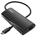 バッファロー ドッキングステーション 5-in-1 USB Type-C PD HDMI LANポート USB 3.2 (Gen 1) 85W Power delivery ブラック LUD-U3-CGHDBK/N
