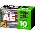 TDK オーディオカセットテープ AE 10分4巻パック [AE-10X4G]