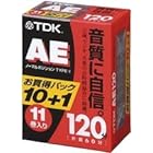 TDK オーディオカセットテープ AE 120分11巻パック [AE-120X11G]