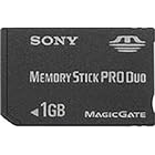 SONY メモリースティックPROデュオ 1GB MSX-M1GST
