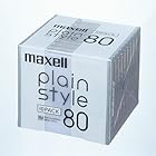 maxell 音楽用 MD 80分 「plain style」シリーズ ミルキーホワイト 10枚 PLMD80.10P