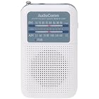Audio Comm AM/FMポケットラジオ RAD-F125N-W/シロ