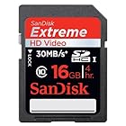 SanDisk SDHCカード Extreme SDHC UHS-1 Class10 16GB SDSDX-016G-J95