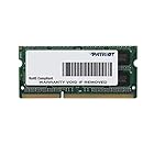 Patriot Memory DDR3 1600MHz 8GB PC3-12800 CL11 SODIMM ノートパソコン用メモリ 低電圧 1.35V - PSD38G1600L2S