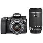 Canon デジタル一眼レフカメラ EOS 70D ダブルズームキット EF-S18-55 IS STM/EF-S55-250 IS STM付属 ブラック EOS70D-WKIT