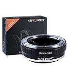 K&F Concept 【メーカー直営店】 マウントアダプター Konica ARレンズ- Sony NEX Eカメラ装着用レンズアダプターリングSony NEX-3 NEX-3C NEX-5 NEX-5C NEX-5N NEX-5R NEX-6