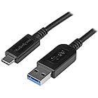 StarTech.com USBケーブル 1m USB Type-A - USB Type-C オス/オス USB 3.1 (10Gbps)準拠 USB31AC1M