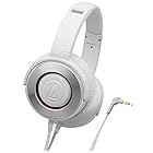 audio-technica SOLID BASS ポータブルヘッドホン 重低音 ホワイト ATH-WS550 WH