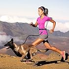PETBABA(ペットババ) 犬 リード ハンズフリーリードセット ウエストリード 腰ベルト 伸縮 調節可能 反射素材 ジョギング/ランニング 訓練 中型 大型 犬用リード 丈夫 ペット用品