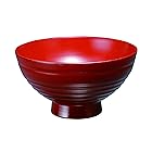 紀州のぬりもの うるし 飯椀 朱 根来塗り 22-66-1A 漆 日本製 木製 食器 飯碗 和風 漆器 茶碗 ごはん 塗料