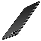 【2024最新・超薄】TORRAS iPhone se ケース se第3世代 iPhone 8・ se2・7 ケース 薄型 4.7インチ 対応 PC [ ガラスフィルム付属] 指紋防止 擦り傷防止 耐衝撃カバー (ブラック) Wisdom Ser