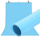 Meking 撮影用 PVC 背景布 100cmx200cm バックペーパー 仕様 人物 商品 小物撮影 ブルー