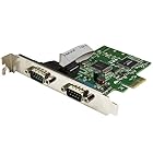 StarTech.com RS232Cシリアル2ポート増設PCI Expressカード 16C1050 UART内蔵 PEX2S1050