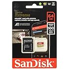 サンディスク ( SANDISK ) 64GB microSDXC Extreme SDアダプタ付き ［海外パッケージ］