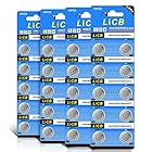 LiCB 40個 LR44 ボタン電池 アルカリ 電池