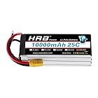 HRB 10000mAh 22.2V 25C 6S リチウムポリマー電池 ドローン、リモートコントロール航空機、農業用植物保護機、DJI 10000専用