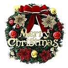 クリスマス 松の葉 デコレーション 花輪 飾り インテリア 玄関 ドア アクセサリー プレゼント 贈り物 ゴージャス 華やか 至福のクリスマス～ 30cm