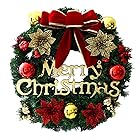 クリスマス 松の葉 デコレーション 花輪 飾り インテリア 玄関 ドア アクセサリー プレゼント 贈り物 ゴージャス 華やか 至福のクリスマス～ 30cm