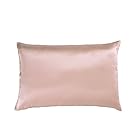 枕カバー シルク 43X63 両面絹 枕?套 | 22匁天然シルク ピルケース 封筒式 ピロカバー | ピンク