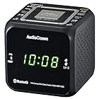 オーム電機 AudioComm クロックラジオ Bluetooth対応 MP3再生 ブラック RAD-MBT100Z-K 07-8964 OHM