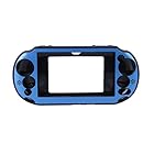 OSTENT ケース アルミメタルスキン 保護カバー Sony PSVita PSV PCH-2000に対応 (Light Blue)