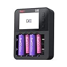 ISDT C4 EVO 電池充電器 スマート バッテリー 急速充電器 ミニ四駆 1-6S Lipo AA/AAA 単3・単4ニッケル水素バッテリー 18650 バッテリー RCドローン クアッドコプター