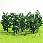 情景コレクション 樹木 モデルツリー ツリー模型 65mm 1:25~1:300 N HOゲージ用 30本 風景 箱庭 鉄道模型 建物模型 ジオラマ 教育 DIY