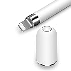 Apple Pencil交換用キャップ アップルペンシル キャップ 第1世代 マグネット 紛失防止キャップ タッチペン交換用 充電端子用キャップ カバー ipad ペンシルキャップ A-pple Penci1lに対応 純正のように磁力 予備 白い