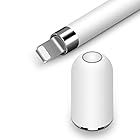 Apple Pencil交換用キャップ アップルペンシル キャップ 第1世代 マグネット 紛失防止キャップ タッチペン交換用 充電端子用キャップ カバー ipad ペンシルキャップ Apple Penci1lに対応 純正のように磁力 予備 白い