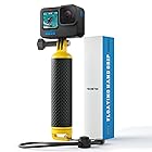 【Sametop】フローティング ハンド グリップ GoPro用 浮きハンドラー ダイビング用 Hero 12 11 10 9 8 7 6 5 4 Session 3+ 3 2 1 Hero (2018) Fusion カメラに適用（イエロー）