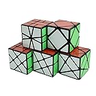 風の翼 - スピード不規則マジックキューブ YongJun Fisher、ウィンドホイール、Kingkong Cube Puzzle (5点セット) 6歳以上に適しています