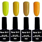 ジェルネイル ポリッシュ カラージェル セット 10ml 4本入り あんずいろ