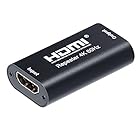 ELEVIEW HDMI2.0 リピーター HDMI 延長 中継 コネクタ 18Gbps 4K@60Hz/20m 1080p@60Hz/30mまで延長可能 hdmi 信号増幅 イコライザー ブースター EHD-605N