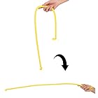 【手品マジック】Stiff Rope/スティフロープ 柔らかいロープが硬くなる インディアンロープ 舞台マジック道具 (説明書付き) (黄)