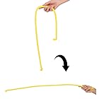 【手品マジック】Stiff Rope/スティフロープ 柔らかいロープが硬くなる インディアンロープ 舞台マジック道具 (説明書付き) (黄)