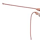【手品マジック】Stiff Rope/スティフロープ 柔らかいロープが硬くなる インディアンロープ 舞台マジック道具 (説明書付き) (赤)