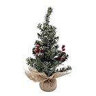 Ansimple ミニクリスマスツリー 卓上ツリー 小物 置物 装飾 デコレーション オーナメント 飾り付け 雑貨 プレゼント 贈り物 (40cm)