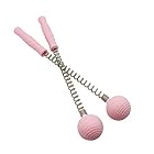 SinLoon マッサージャー ボール ハンマー（2パック）ハンマー スティック マニュアル ビート ゴルフ ボール マッサージ バック ショルダー マッサージ 全身 疲労の痛みを軽減（ピンク）