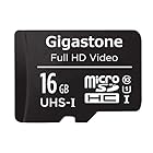 Gigastone マイクロSDカード 16GB SDアダプタ付き ミニ収納ケース付き SDHC U1 Class 10 UHS-I 85MB/S Gopro アクションカメラ スポーツカメラ フルHD 動画