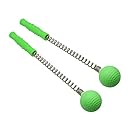SinLoon マッサージャー ボール ハンマー（2パック）ハンマー スティック マニュアル ビート ゴルフ ボール マッサージ バック ショルダー マッサージ 全身 疲労の痛みを軽減（グリーン）