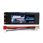 ゼエエ Zeee 7.6V 8000mAh 100C 2S リポバッテリー 大容量リチウムポリマーバッテリー 1/8と1/10 RCカー用 RCカー用 無人機用など （Φ4mmゴールドプラグ Tプラグ付き）