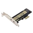 JSER Xiwai ロープロファイル PCI-E 3.0 x1レーン - M.2 NGFF M-Key SSD Nvme AHCI PCI Express アダプターカード