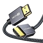 HDMI ケーブル【2M/4K60Hz/6種長さ】iVANKY HDMI2.0規格 PS5/PS4/3,Xbox, Nintendo Switch, Apple TV, Fire TVなど適用18gbps 4K60Hz/HDR/3D/イーサネット