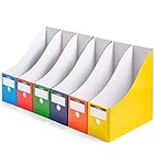 Panavage ファイルボックス A4 紙 収納ボックス 小物入れ ファイルスタンド 6個組
