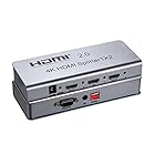 三生テック HDMI分配器 1入力 2出力 同時出力 4K60Hz 4:4:4 HDMI2.0 HDCP2.2対応 ディスプレイ・プロジェクターの同時分配に最適 【FY-SFX911-2】FORYOU
