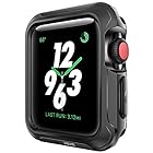 BOLAKER コンパチブル Apple watch保護ケース38mm、ドロップや衝撃耐性！iWatchケース、カバー、プロテクター、バンパー！ iwatchケース・カバー、Apple Watch Series 3/2/1，nike+スポーツ運動