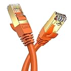 1m CAT8 カテゴリ-8 LANケーブル Veetop 26AWG 超高速 最大40GBASE-T対応 2000MHz SFTP 二重シールド イーサネットケーブル ADSL回線 CATVモデム 光回線 ケーブルTV回線 ルータ モデム PS